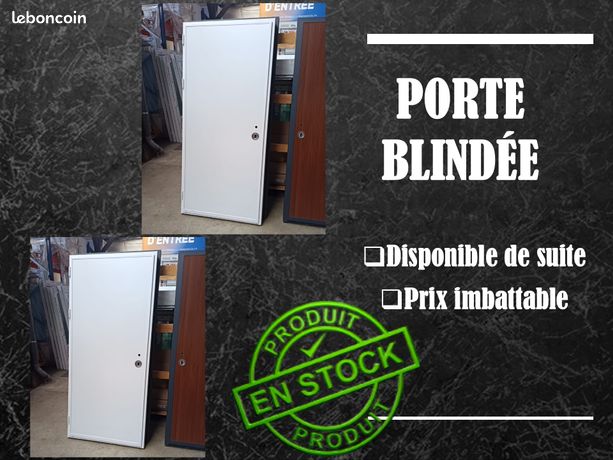Porte blindée isolée laine de roche