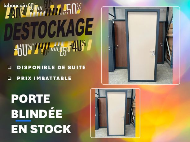 Porte blindée isolée