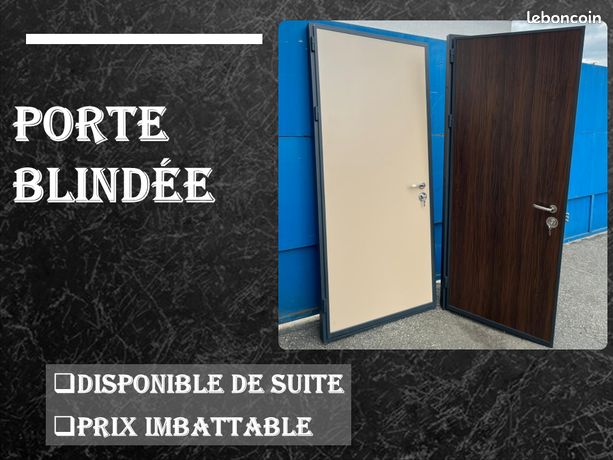 Porte blindée isolée