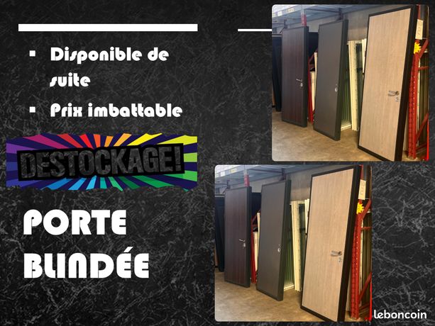 Porte blindée prête à poser