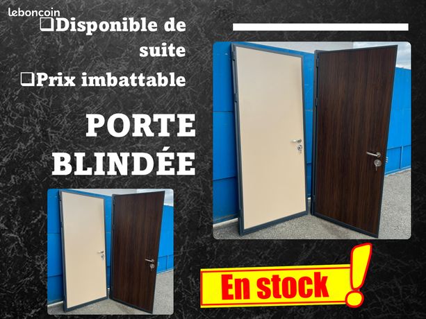 Porte blindée serrure 3 points