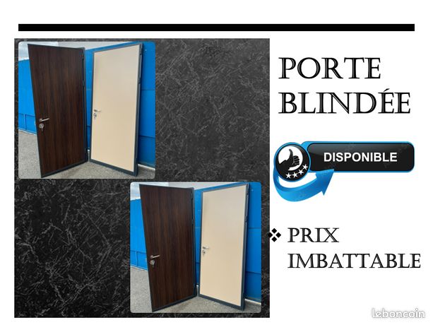 Porte blindée stock immédiat