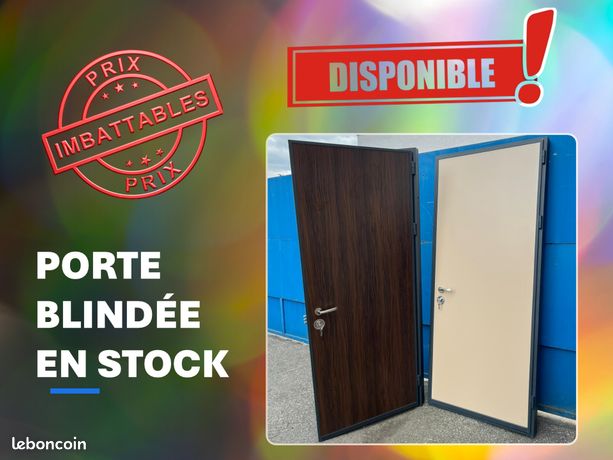 Porte blindée stock immédiat
