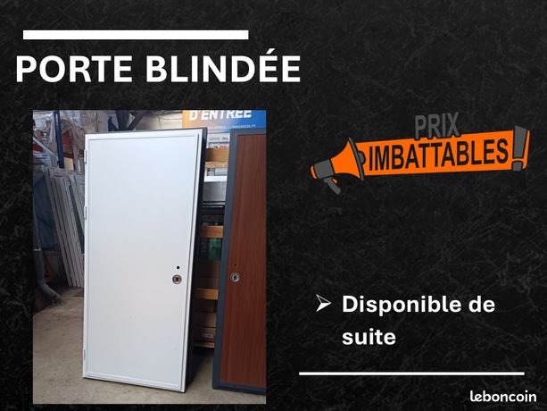 Porte blindée stock immédiat
