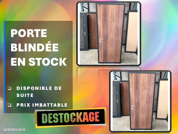 Porte blindée stock