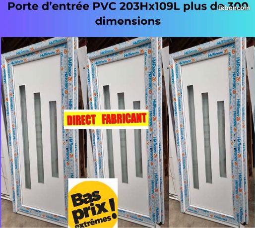 Porte d'entrée avec serrure à haute sécurité mécanique