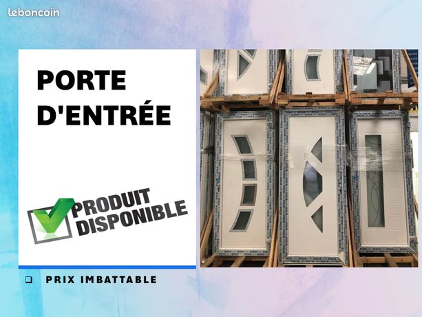 Porte d'entrée PVC