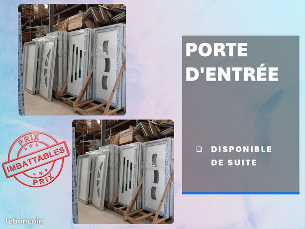 Porte d'entrée PVC