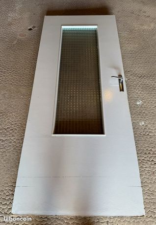 Porte dintérieur vitrée en bois