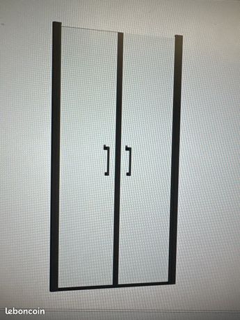 Porte de douche battante 80 cm