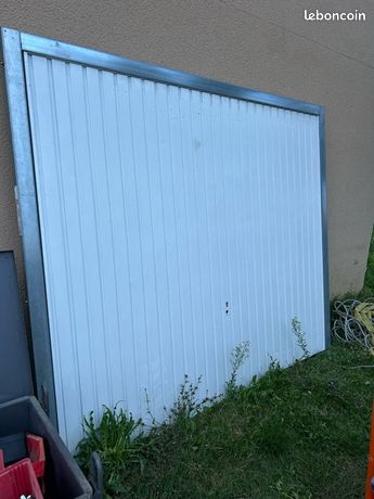 Porte de garage basculante TUBAUTO 2375 x 2000 mm Blanc RAL 9016