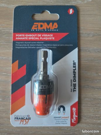 Porte embout de vissage aimante plaquiste EDMA