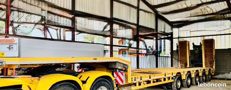 Porte engins Nooteboom 5 essieux