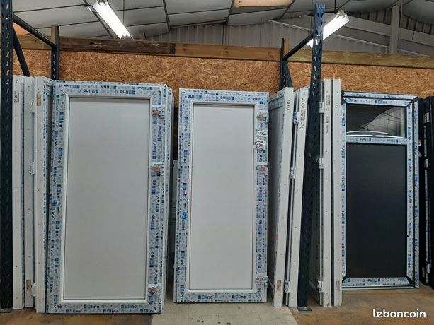 Porte extérieure pvc blanc