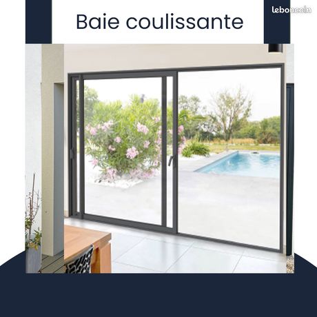 Porte fenêtre coulissante performante vitrage de sécurité