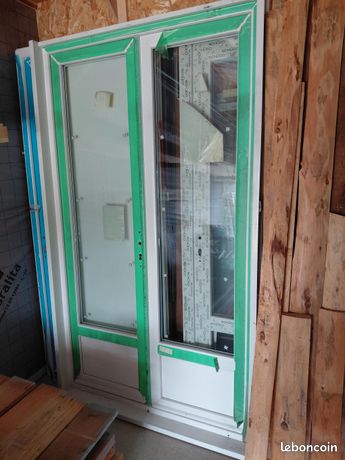 Porte fenêtre pvc blanc