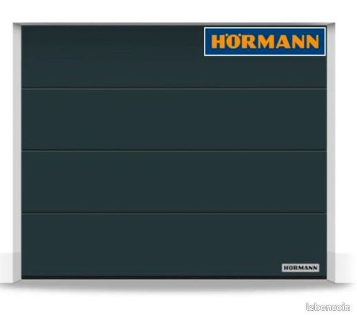 Porte garage sectionnelle motorisée Hörmann RenoMatic isolation 42 mm livrée France