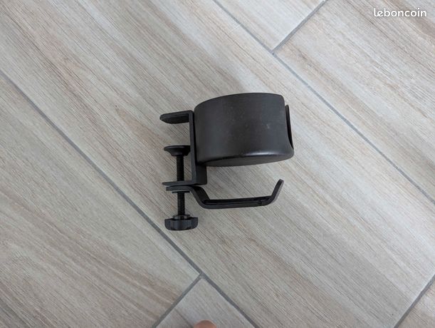 Porte Gobelet Bureau 2 en 1 avec Support Casque Bureau