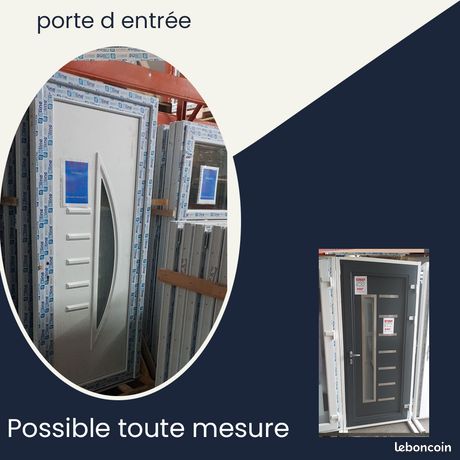 Porte ALU/PVC ouvrant droit