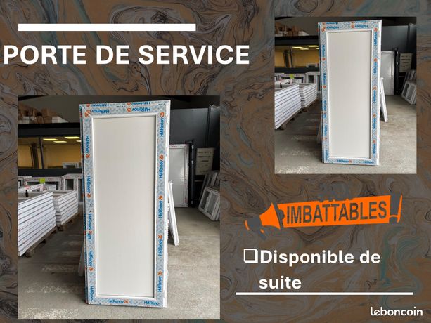 Porte PVC compacte en stock