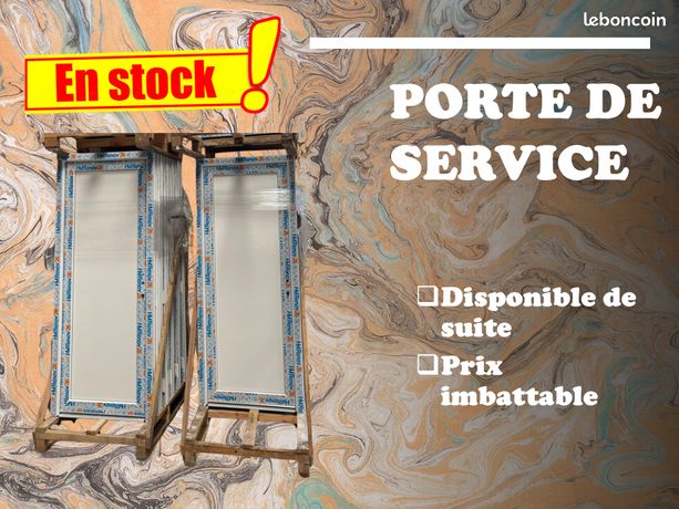 Porte PVC robuste et fiable