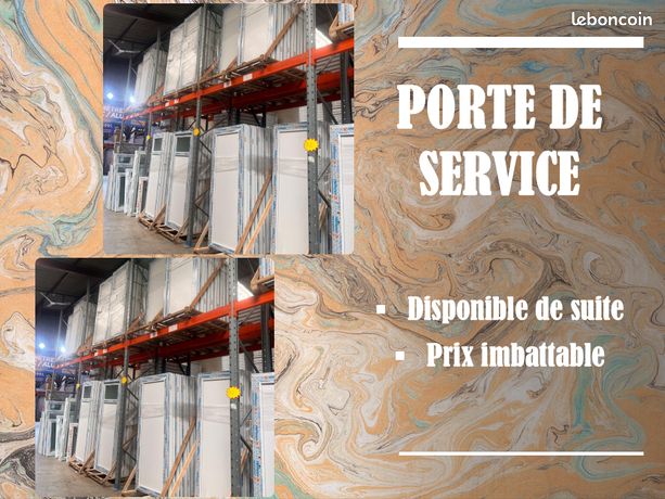 Porte PVC sans poignée