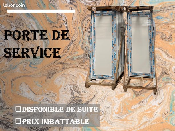 Porte PVC tunnel prête à poser