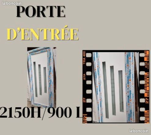 Porte d'entrée PVC