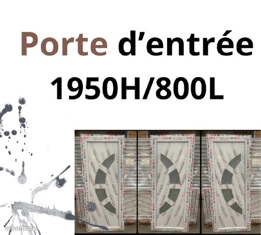 Porte d’entrée PVC avec vitrage anti intrusion