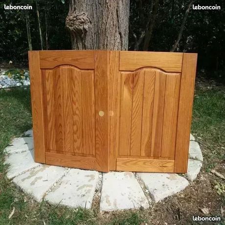 Portes bois massif 8 euros le lot de 2