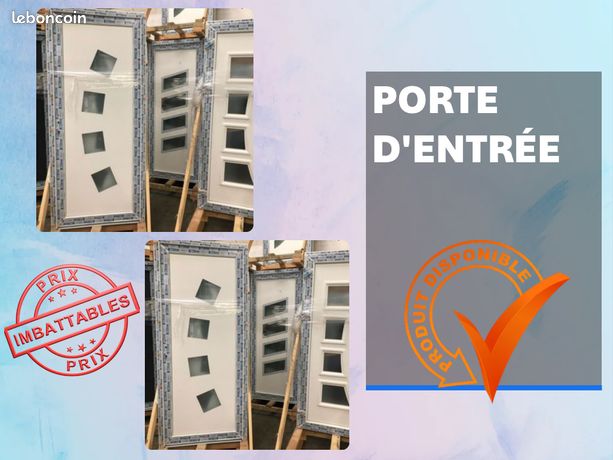 Portes d'entrée en PVC