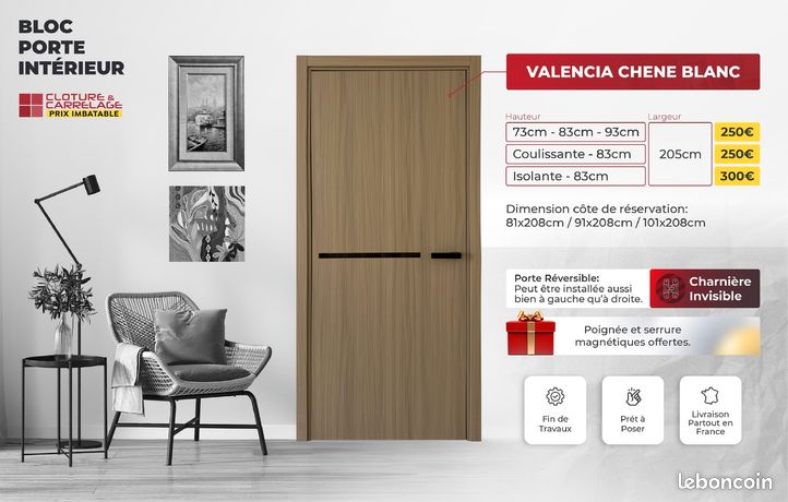 Portes Intérieures à Prix