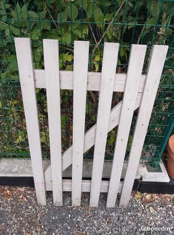 Portillon bois azobe 71cm large 120m hauteur