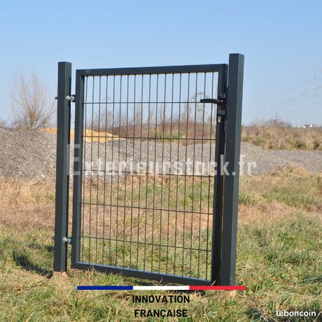 Portillon Portland gris anthracite 1m70