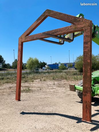 Portique enseigne entrée magasin déco