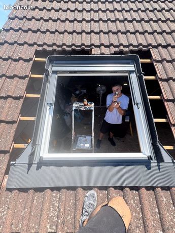 Pose de velux