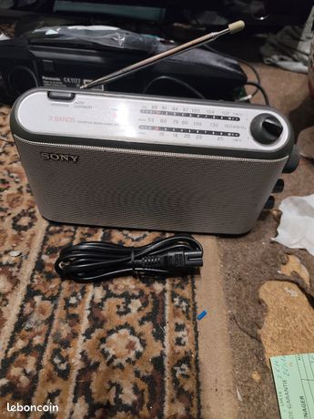 Poste radio transistor tuner 3 bande Sony