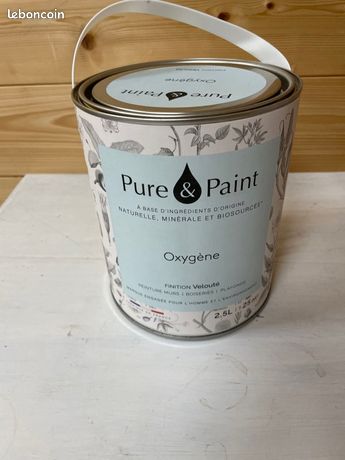 Pot de 25 L de peinture velours couleur Oxygene Pure & Paint