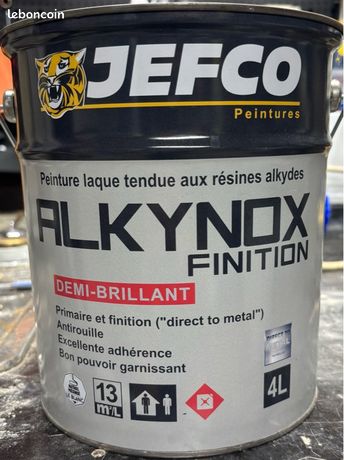 Pot de peinture JEFCO Alkynox Finition blanc 4L