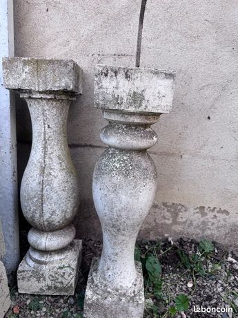 Poteaux balustrade béton
