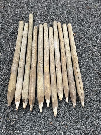 Poteaux bois pour clôture