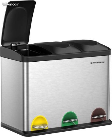 Poubelle de Cuisine Tri 3 Compartiments comprise en Europe