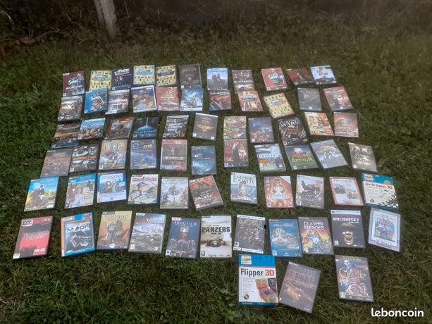 Pour 69 jeux pc à débarrasser