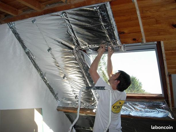 Pour isoler mur comble toiture