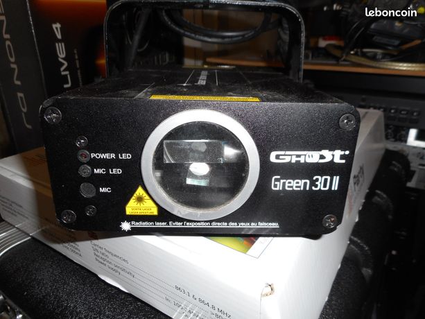 Pour sono laser vert