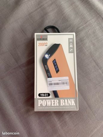 Power Bank 20000 mAh - Neuf URGENT