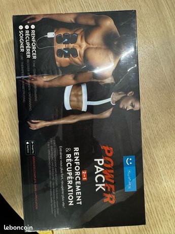 Power pack electrostimulateur avec application et ABS électrodes