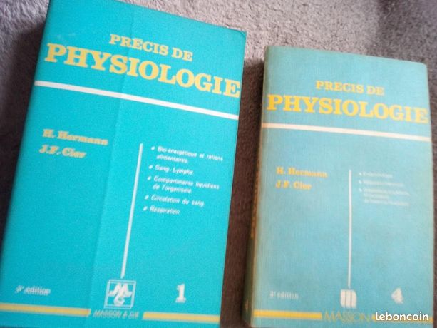 Précis de Physiologie (Hermann - Cier) Vol. 1 et 4