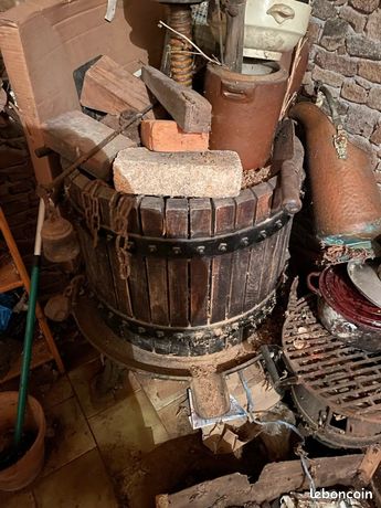 Pressoir et fouleuse
