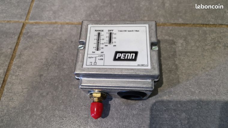 Pressostat pour réfrigérants non corrosifs